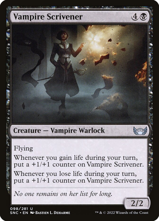 Vampire Scrivener (98) - Streets of New Capenna (SNC)
