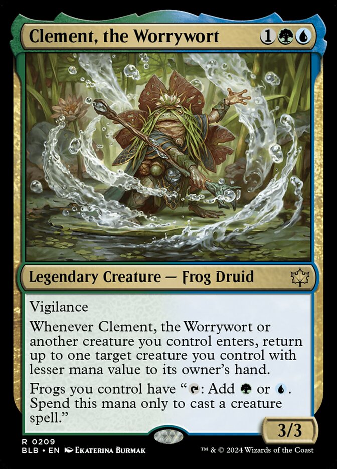 Clement, the Worrywort - [Foil] Bloomburrow (BLB)