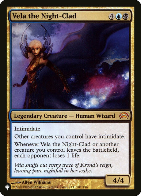 Vela the Night-Clad (PC2-107) - The List (PLST)