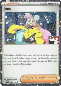 Iono - 185/193 (Cosmos Holo) (185) - Prize Pack Series Cards