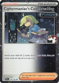 Ciphermaniac's Codebreaking - 145/162 (Cosmos Holo) (145) - Prize Pack Series Cards