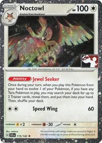 Noctowl - 115/142 (Cosmos Holo) (115) - Prize Pack Series Cards