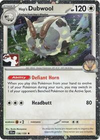 Hop's Dubwool - 136/159 (Cosmos Holo) (136) - Prize Pack Series Cards