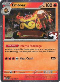 Emboar - 013/086 (Cosmos Holo) (13) - Prize Pack Series Cards