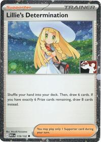 Lillie's Determination - 119/132 (Cosmos Holo) (119) - Prize Pack Series Cards