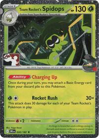 Team Rocket's Spidops - 020/182 (Cosmos Holo) (20) - Prize Pack Series Cards