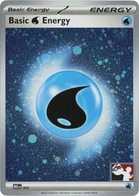 Basic Water Energy - MEE 003 (Cosmos Holo) (3) - Prize Pack Series Cards
