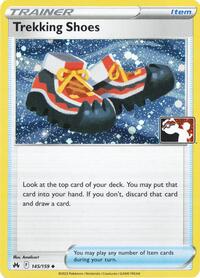 Trekking Shoes - 145/159 (Cosmos Holo) (145) - Prize Pack Series Cards