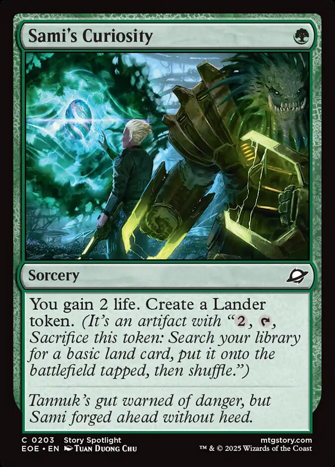 Sami's Curiosity (203) - [Foil] Edge of Eternities (EOE)