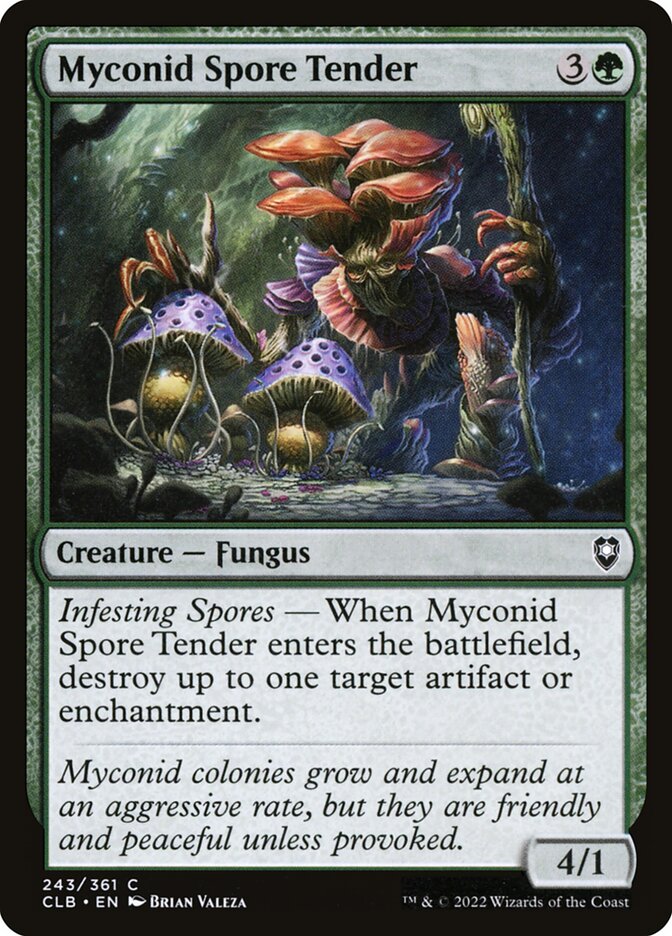 Myconid Spore Tender (243) - Commander Legends: Battle for Baldur's Gate (CLB)