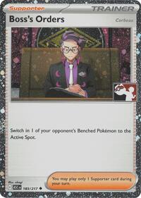 Boss's Orders - 183/217 (Cosmos Holo) (183) - Prize Pack Series Cards