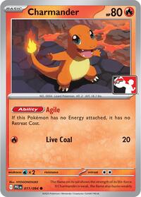 Charmander (11) - Prize Pack Series Cards
