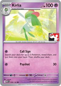 Kirlia (59) - Prize Pack Series Cards