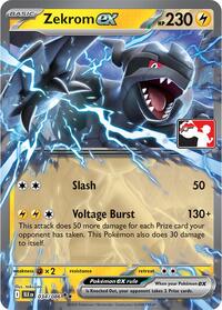 Zekrom ex - 034/086 (Right Stamp) (34) - Prize Pack Series Cards