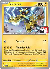 Zeraora (78) - Prize Pack Series Cards