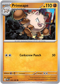 Primeape (43) - ME05: Pitch Black (PBL)