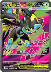 Mega Zeraora ex (98) - ME05: Pitch Black (PBL)