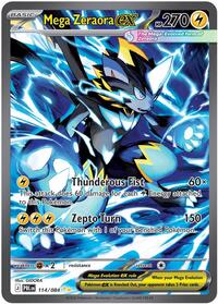 Mega Zeraora ex (114) - ME05: Pitch Black (PBL)