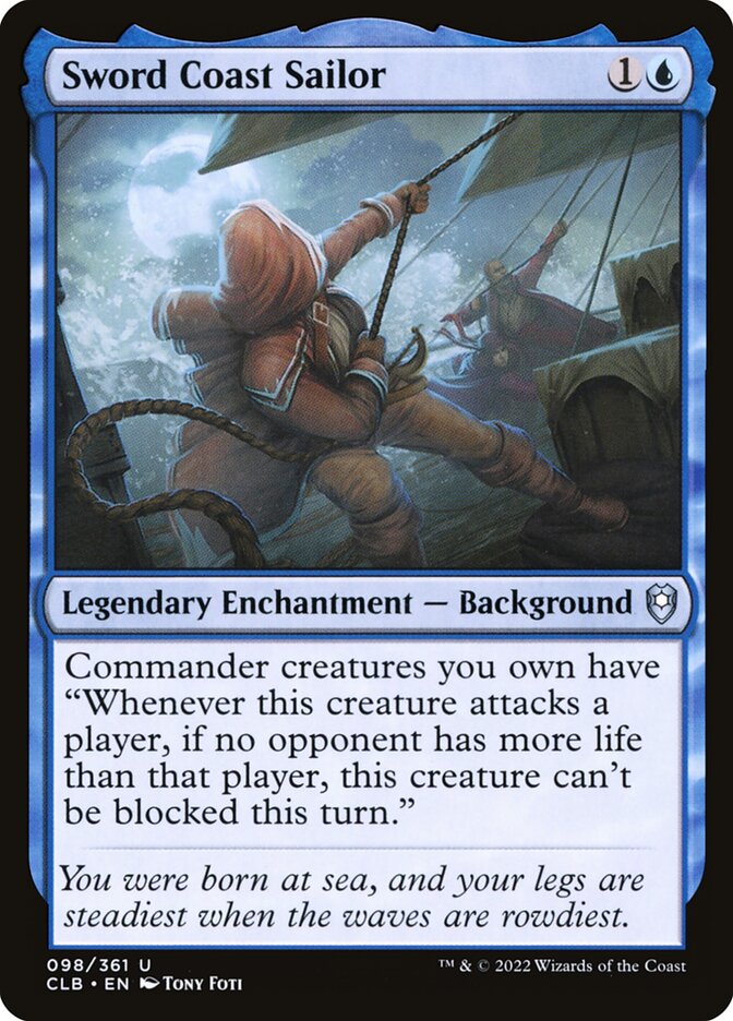Sword Coast Sailor (98) - Commander Legends: Battle for Baldur's Gate (CLB)