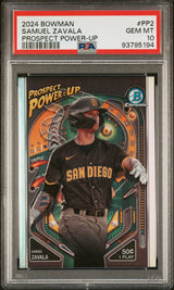 2024 Bowman Prospect Power-Up #PP2 Samuel Zavala PSA 10