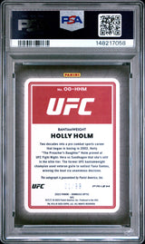 2023 Optic Holly Holm Opti-Graphs Blue Auto /99 PSA 8