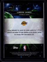 2025-26 Topps Chrome Cosmic LeBron James Planetary Pursuit Sun