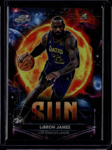 2025-26 Topps Chrome Cosmic LeBron James Planetary Pursuit Sun
