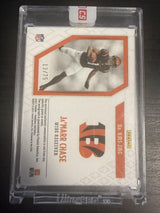 2021 Phoenix  Ja'Marr Chase Rising Rookie Material Signature Football /75