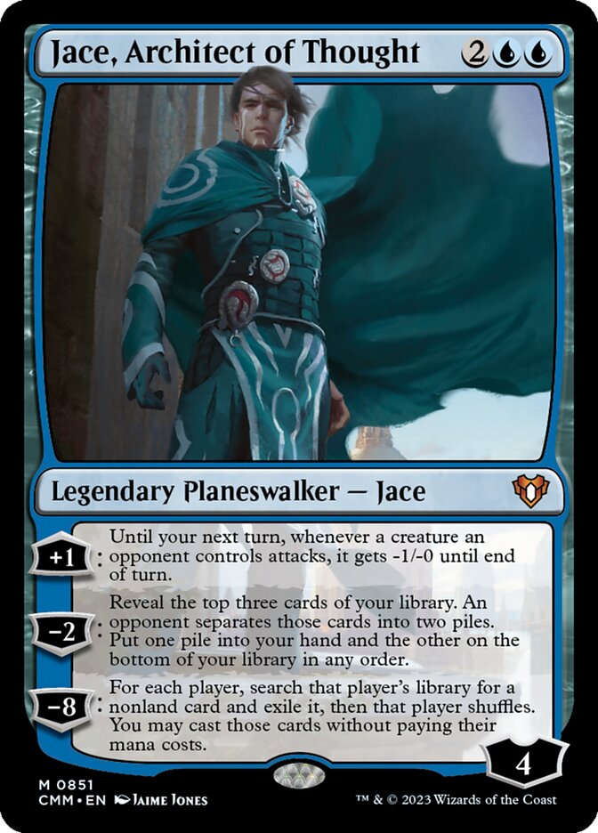 Jace, Architect of Thought (851) - Commander Masters (CMM)