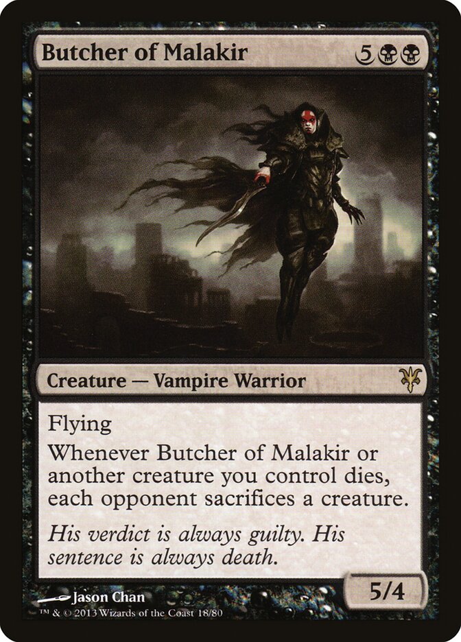 Butcher of Malakir (18) - Duel Decks: Sorin vs. Tibalt (DDK)