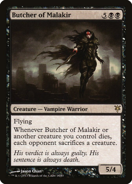 Butcher of Malakir (18) - Duel Decks: Sorin vs. Tibalt (DDK)