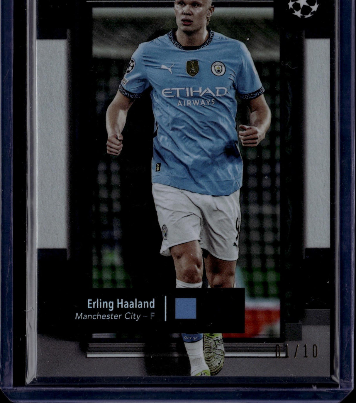 2024-25 Topps Museum Collection Erling Haaland Black Diamond /10