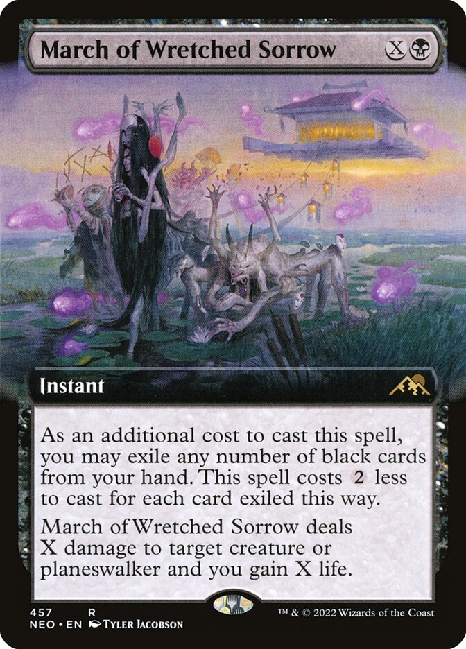 March of Wretched Sorrow (457) - Kamigawa: Neon Dynasty (NEO)