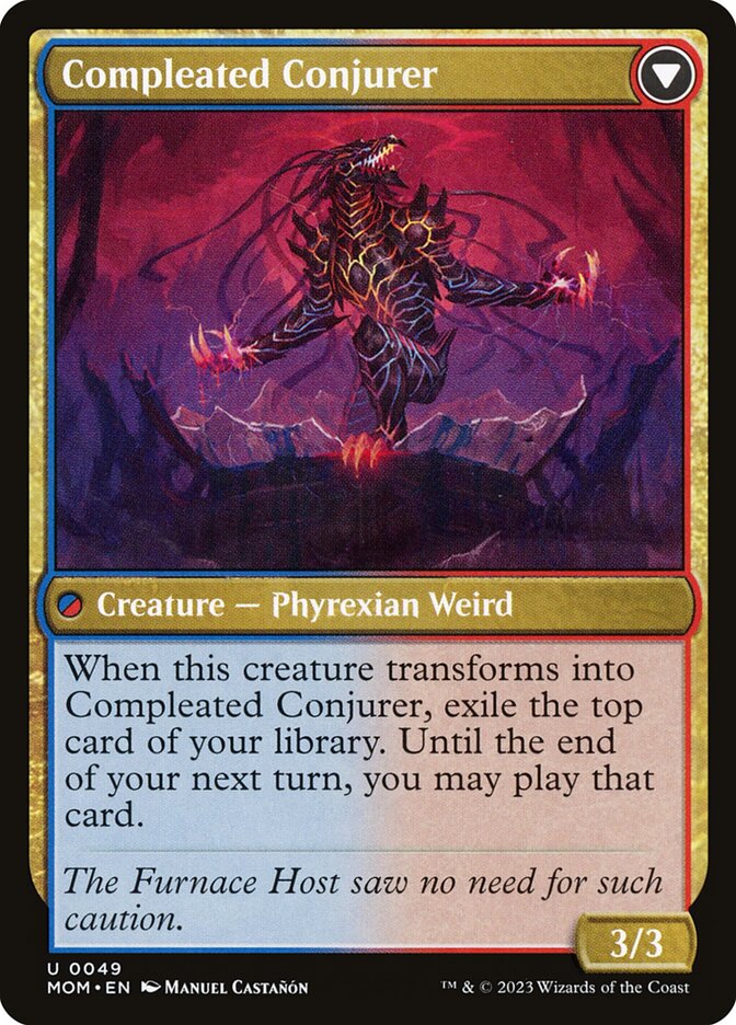 Captive Weird // Compleated Conjurer (49) - March of the Machine (MOM)