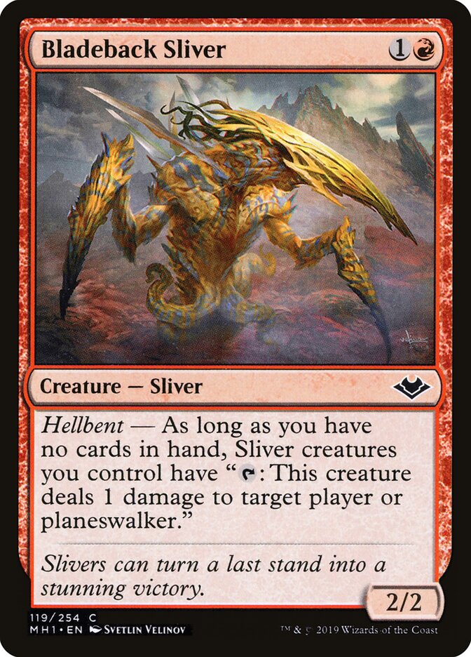 Bladeback Sliver (119) - Modern Horizons (MH1)