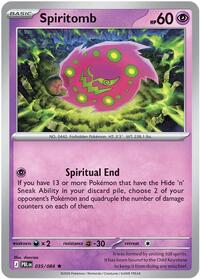 Spiritomb Non Holo (35) - Deck Exclusives (PR)