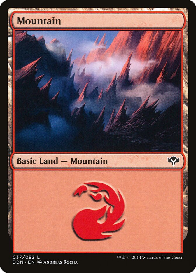 Mountain (37) - Duel Decks: Speed vs. Cunning (DDN)