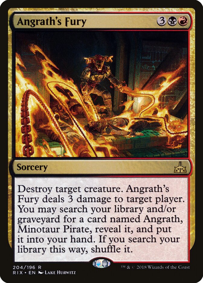 Angrath's Fury (204) - Rivals of Ixalan (RIX)