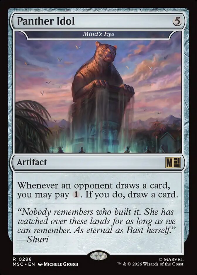 Panther Idol - Mind's Eye (288) - Marvel Super Heroes Commander (MSC)