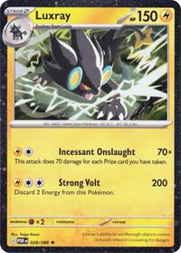Luxray - 028/088 (Cosmos Holo) (28) - Blister Exclusives (BLE)