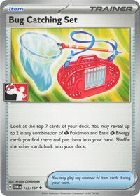 Bug Catching Set - 143/167 (Left Stamp) (143) - Prize Pack Series Cards