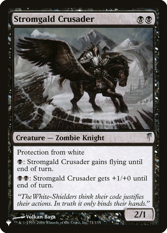 Stromgald Crusader (CSP-71) - The List (PLST)