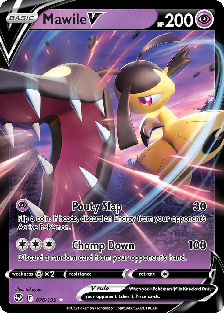 Mawile V (70/195) - [Holo Foil] Silver Tempest (SIT)