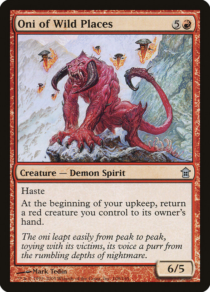 Oni of Wild Places (108) - Saviors of Kamigawa (SOK)