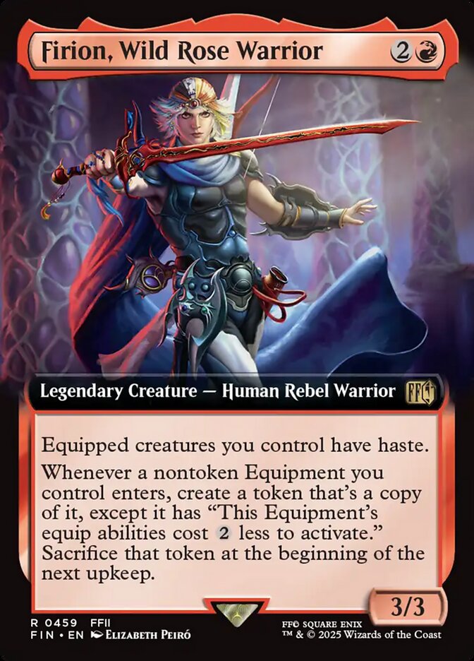 Firion, Wild Rose Warrior (459) - [Foil, Extended Art] Final Fantasy (FIN)