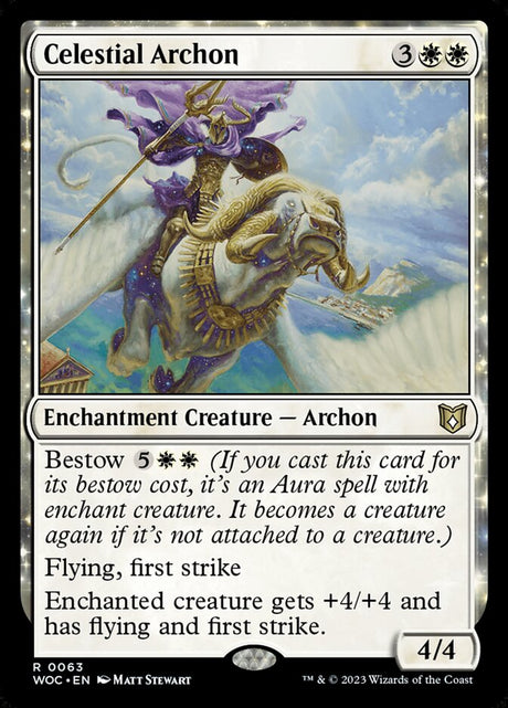 Celestial Archon (63) - Wilds of Eldraine Commander (WOC)