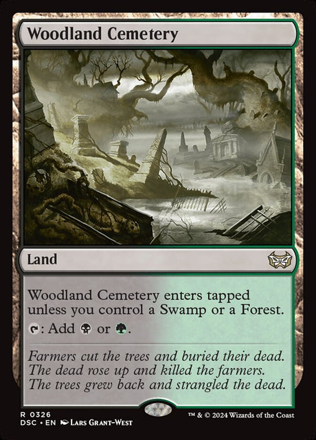 Woodland Cemetery (326) - Duskmourn: House of Horror Commander (DSC)