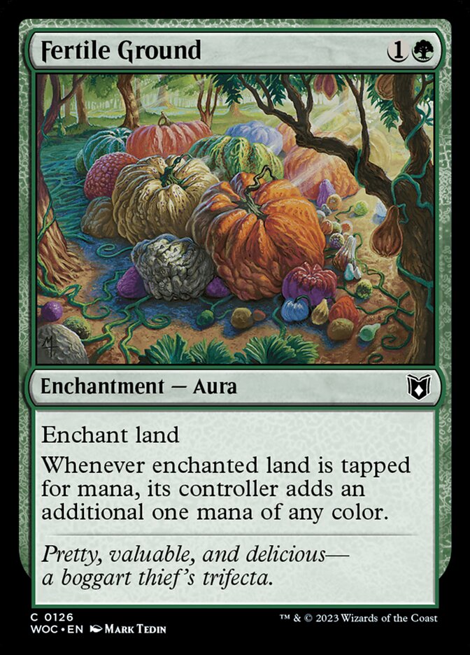 Fertile Ground (126) - Wilds of Eldraine Commander (WOC)