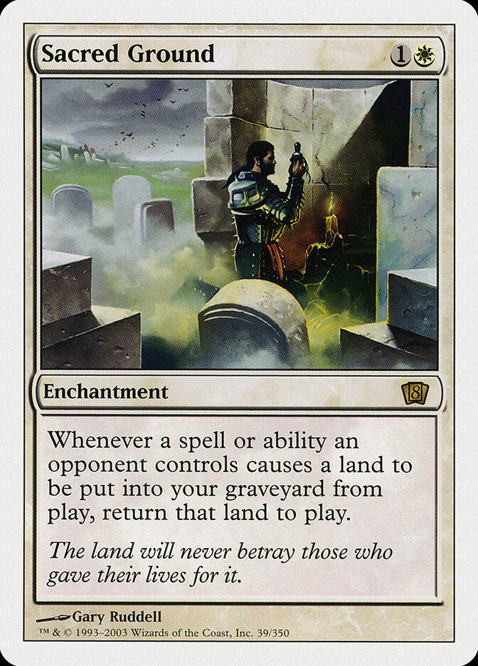 Sacred Ground (39) - Eighth Edition (8ED)