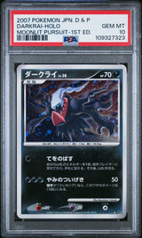 Pokemon Japanese D&P Moonlit Pursuit Darkrai-Holo 1st Ed. PSA 10